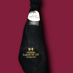 JAMON IBERICO BELLOTA 100% RAZA IBERICA “BARON DE LEY” (VITOLA NEGRA)