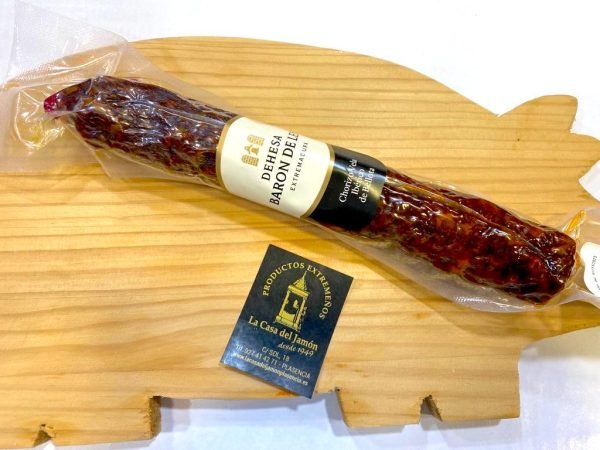 CHORIZO VELA IBERICO DE BELLOTA (DEHESA BARON DE LEY)