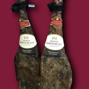 PALETA BELLOTA 100% RAZA IBERICA “BARON DE LEY” (VITOLA NEGRA)