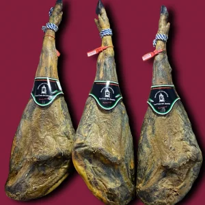 JAMON IBERICO DE BELLOTA 50% RAZA IBERICA (VITOLA ROJA)