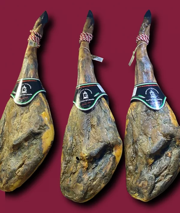 JAMON DE CEBO 50% RAZA IBERICA (VITOLA BLANCA)