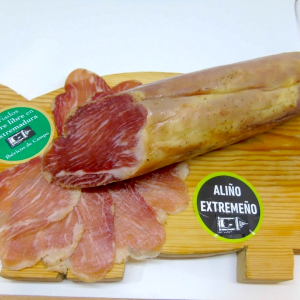 LOMO IBERICO DE CEBO CAMPO 50% RAZA IBERICA “ALIÑO EXTREMEÑO, EXTIRPE NEGRA” SIN PIMENTON