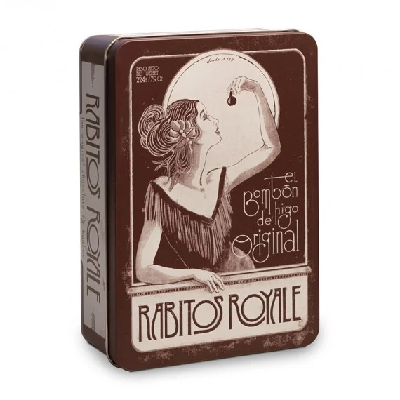 BOMBONES DE HIGO “RABITOS ROYALE DARK” CAJA VINTAGE 30º ANIVERSARIO