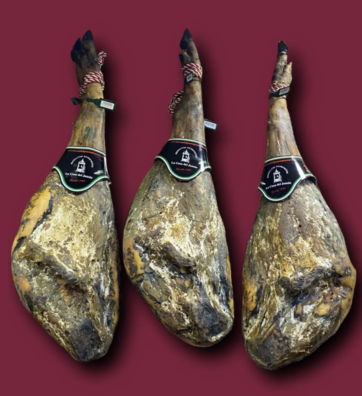 JAMON CEBO CAMPO 50% RAZA IBERICA (VITOLA VERDE)