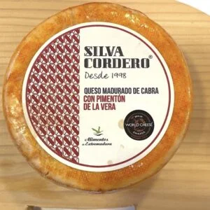 QUESO CURADO DE PASTA DURA CON PIMENTON DE LA VERA SILVA CORDERO “ACEHUCHE”