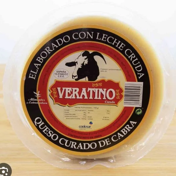 QUESO CURADO SIN LACTOSA “VERATINO”