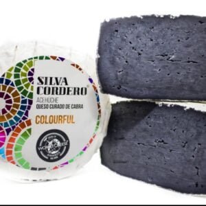QUESO DE CABRA AL CARBÓN VEGETAL